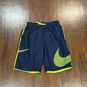 Nike kids vintage navy swim shorts